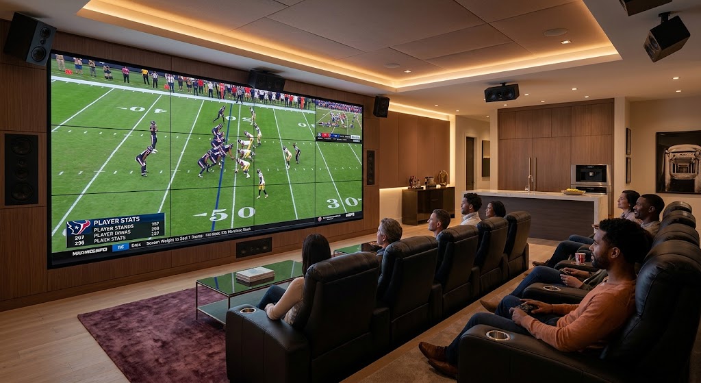 Media Room Ideas for Game Day in the Carolinas
