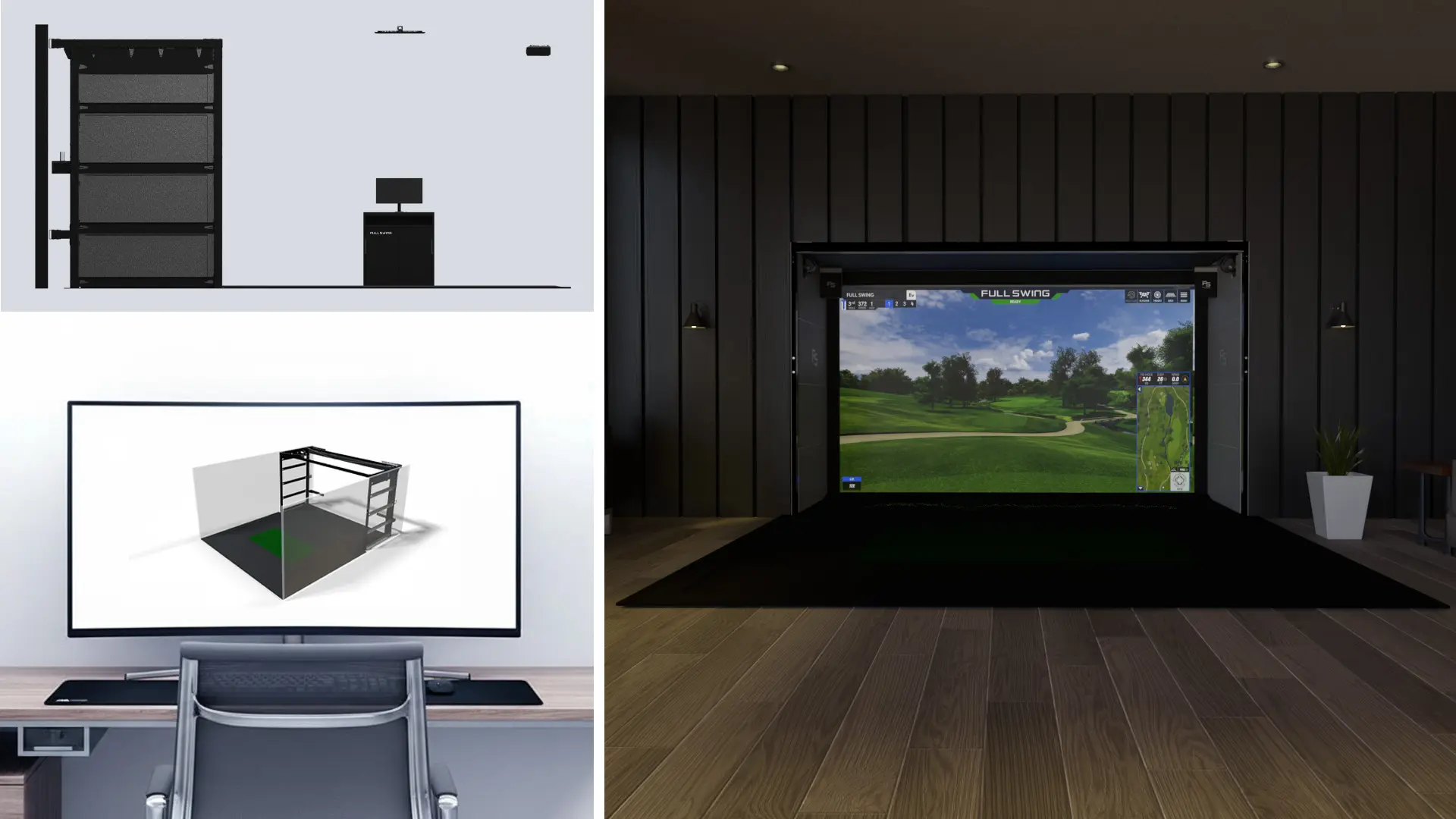 Golf simulator project design