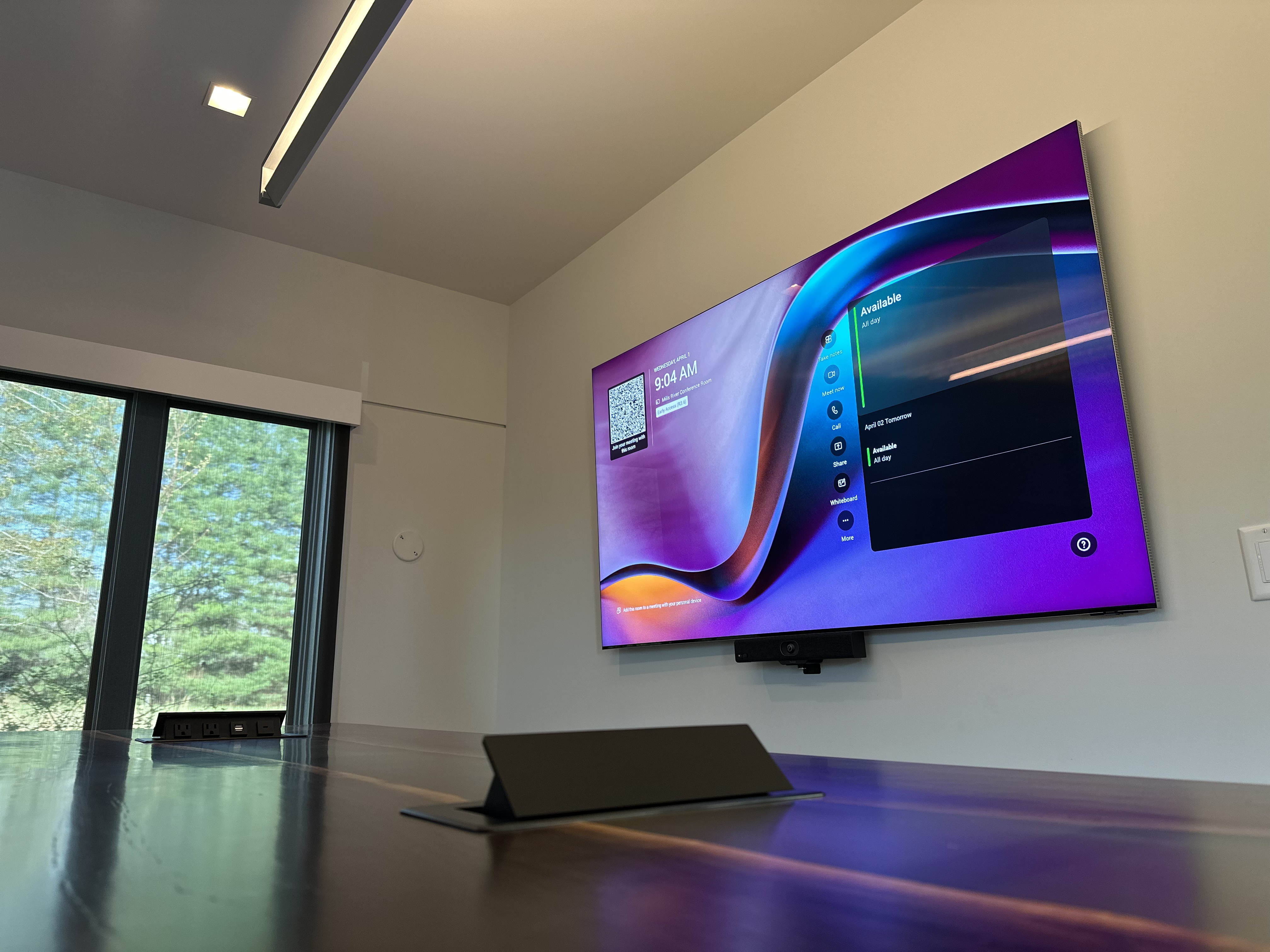 Fusion Audio+Video Asheville Experience Center Conference Room Setup