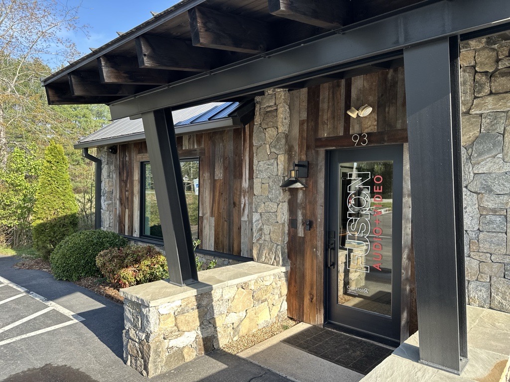 Fusion Audio+Video Asheville Experience Center Front Door