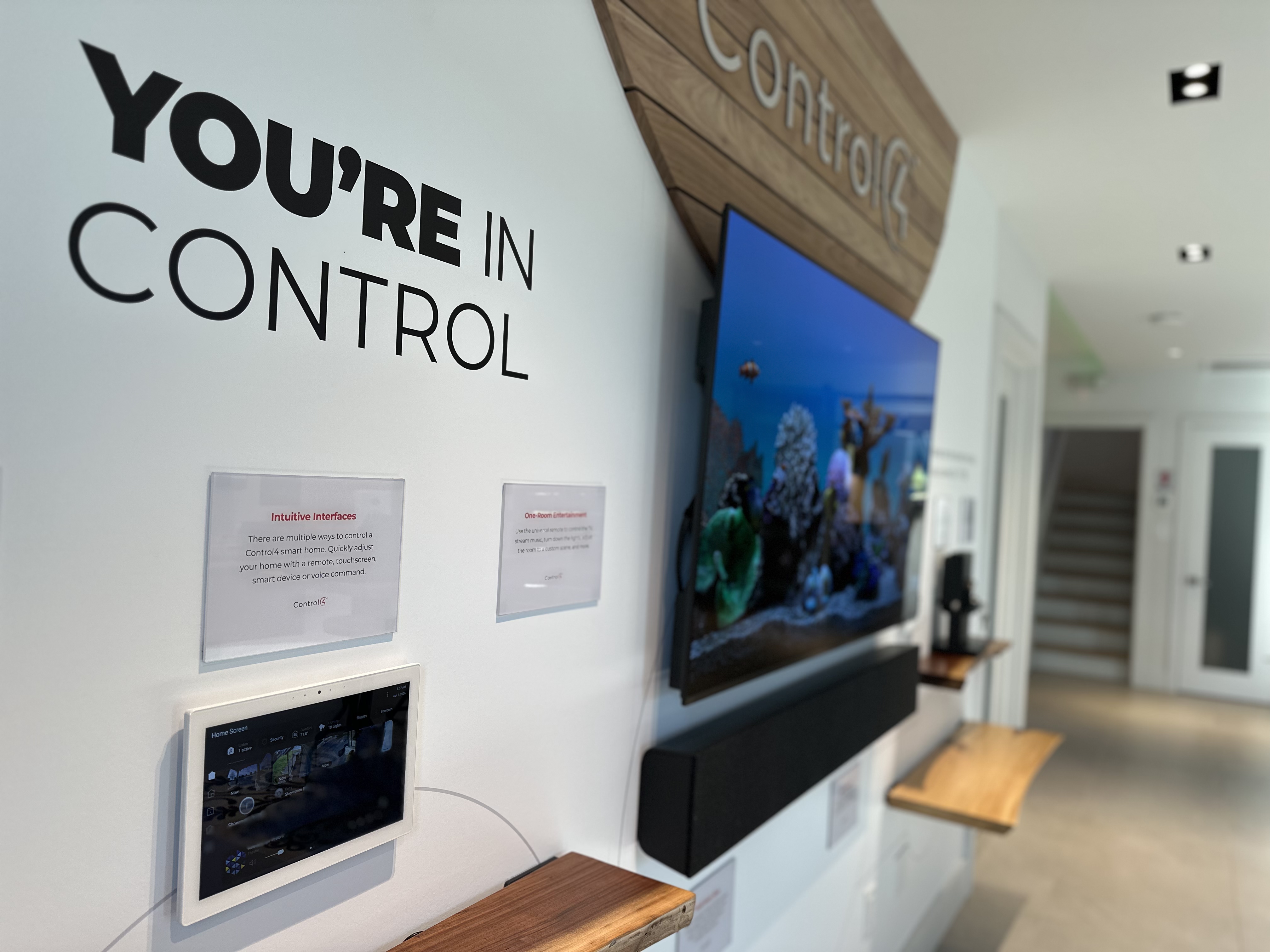 Fusion Audio+Video Asheville Experience Center Integrated Technology Display