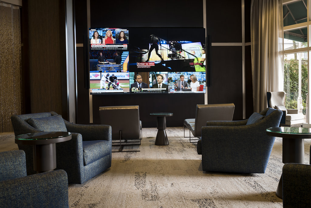 Video Wall in Clubhouse