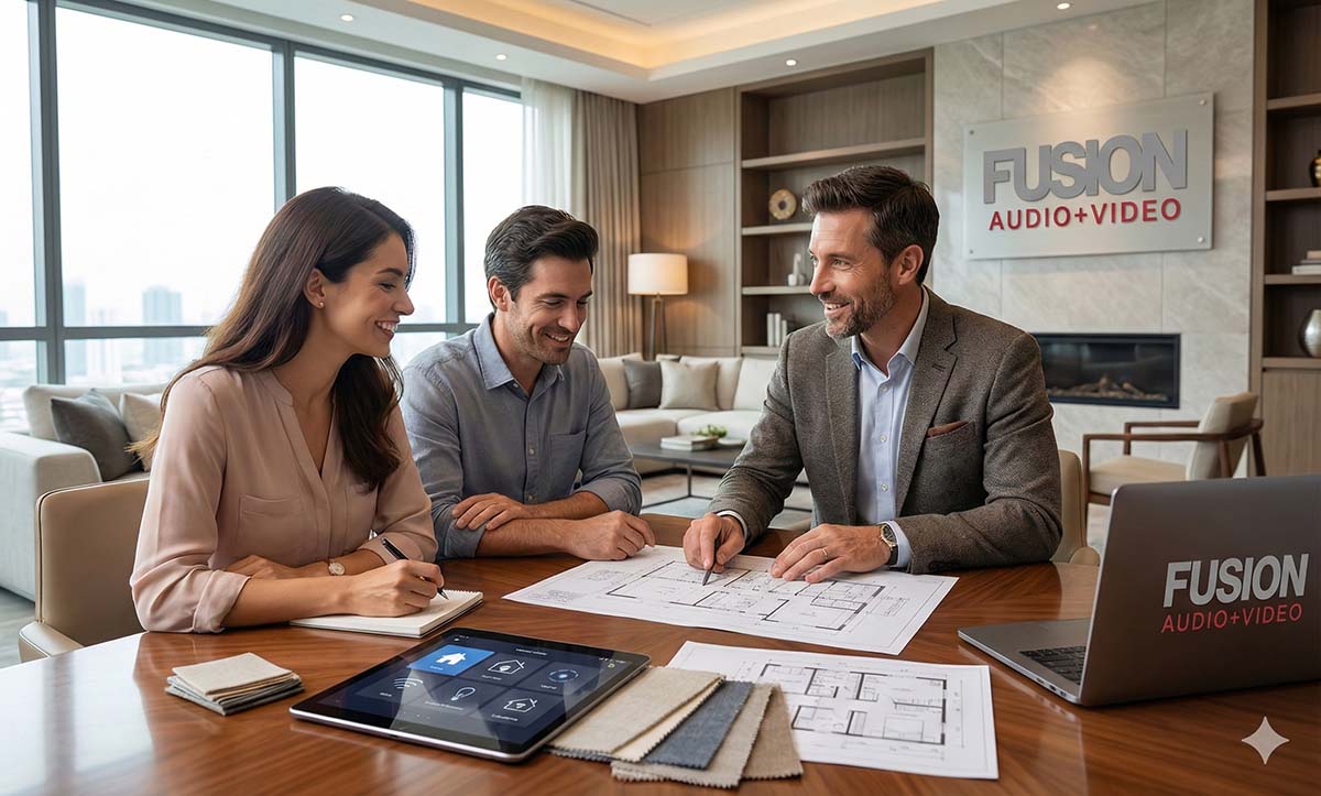 Consult talking with a couple