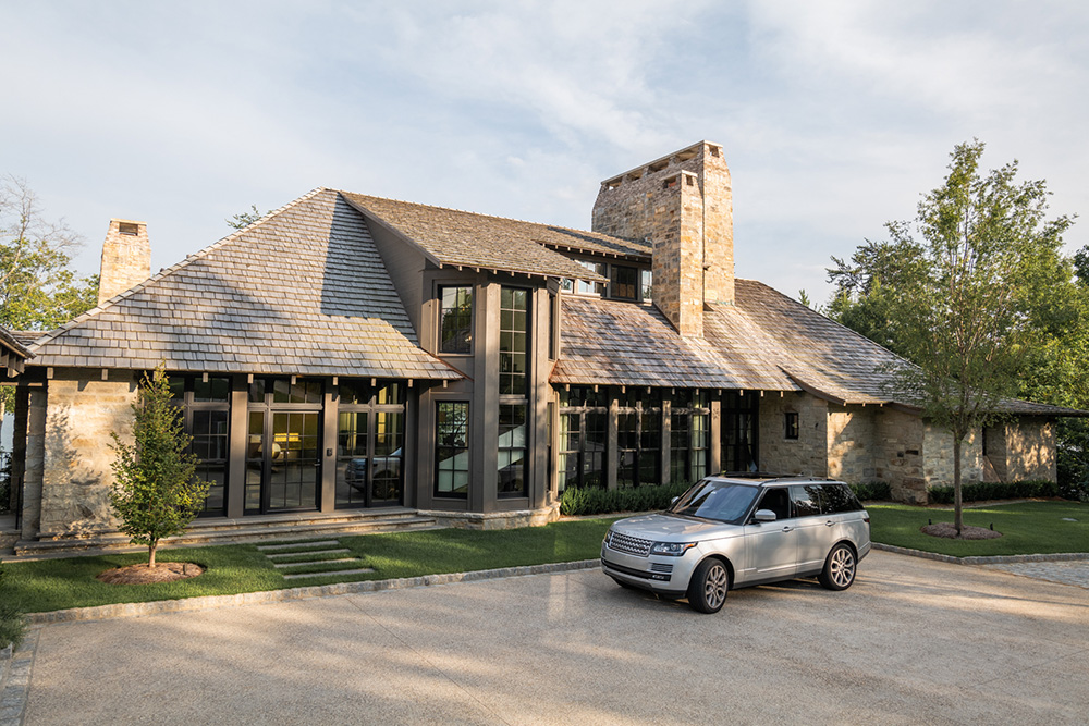 Home with car parked in front