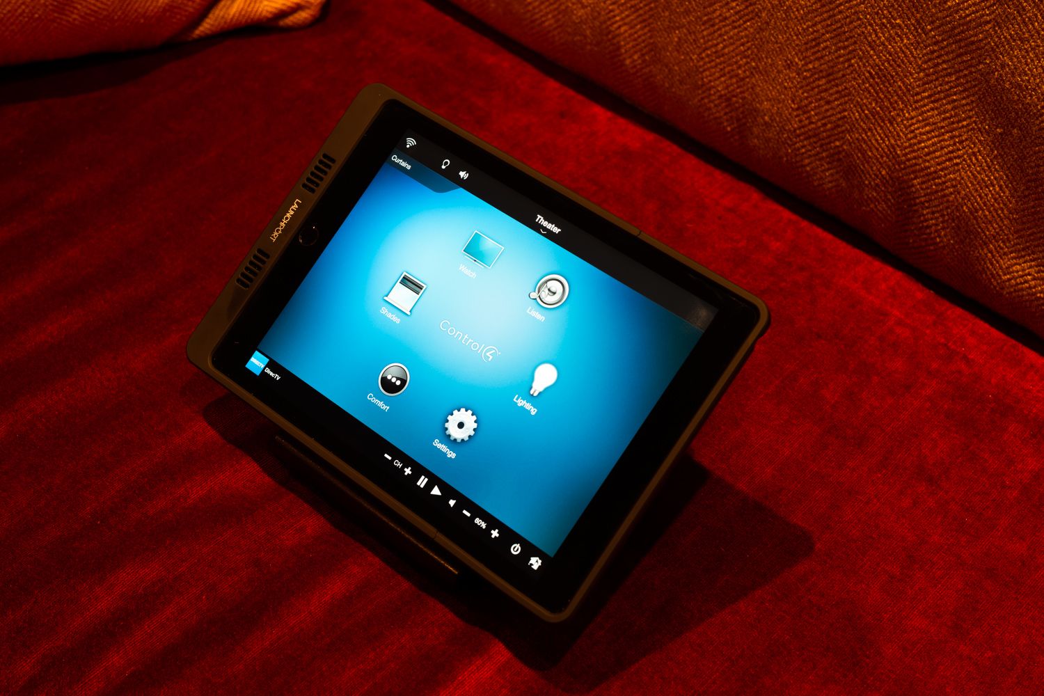 Home theater control panel